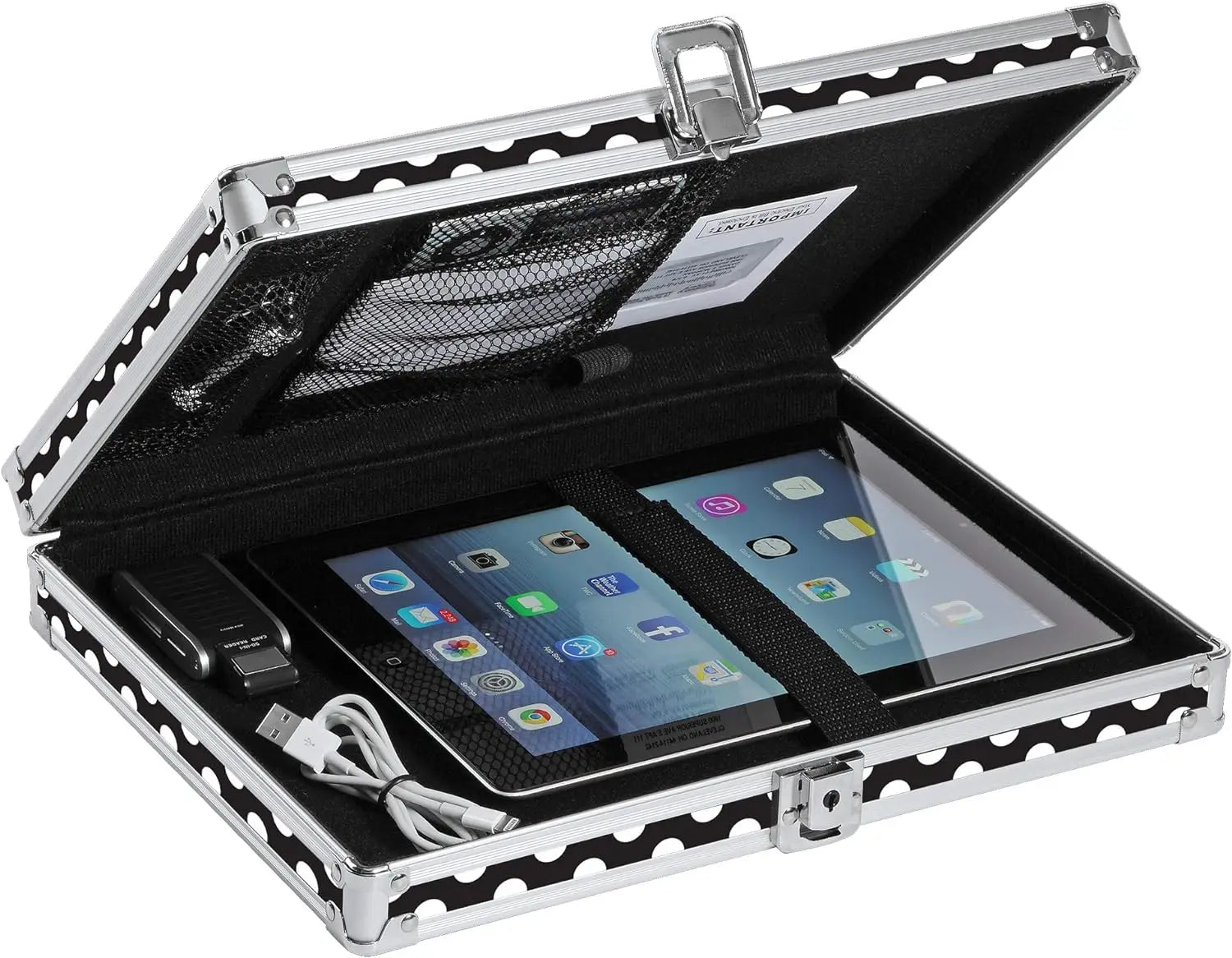 Metal Clipboard with Storage and Lock - Sturdy Clip Board Box for Documents