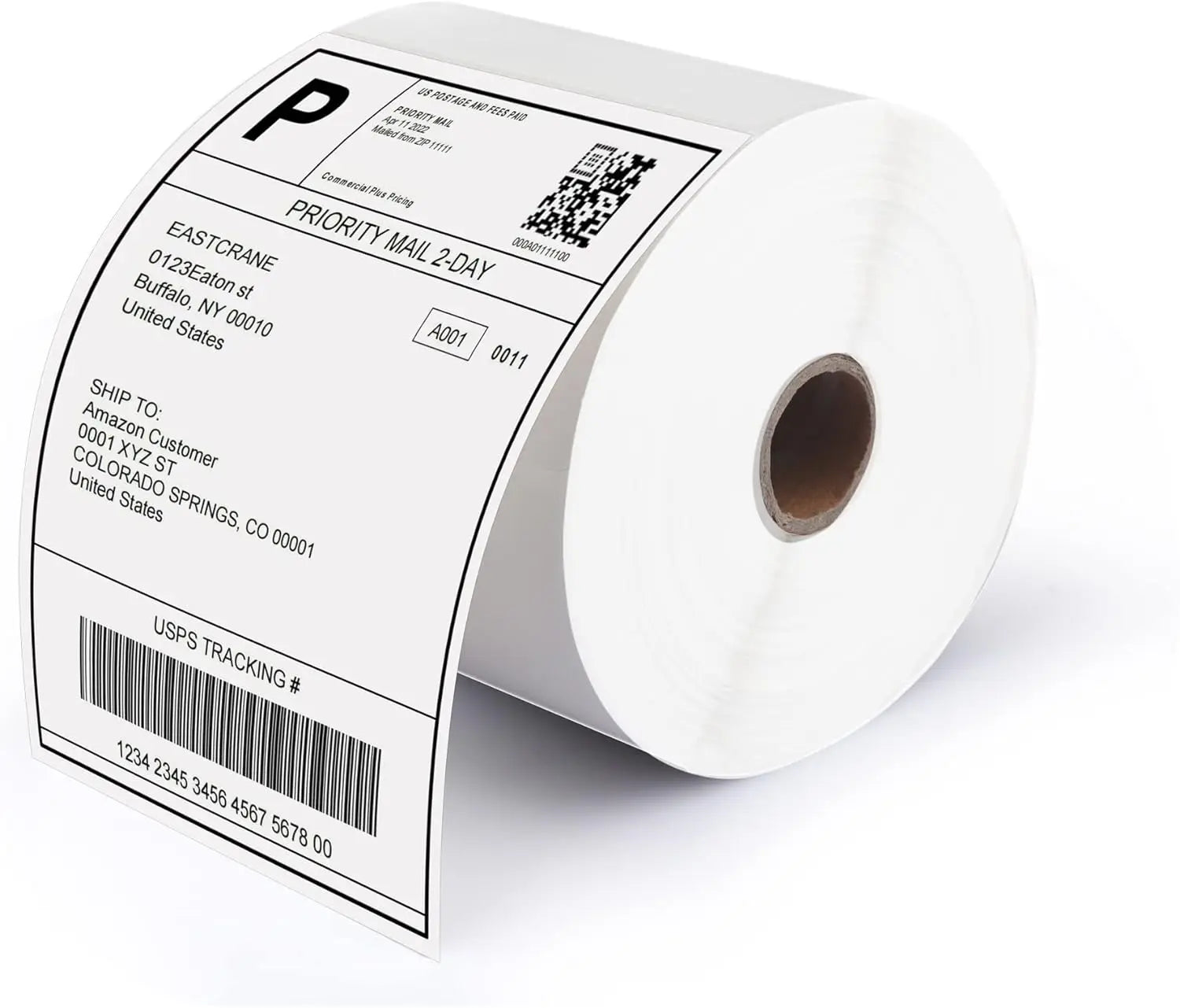 100mmx150mm Recyclable Thermal Shipping Label Waybill Sticker A6 Thermal Paper