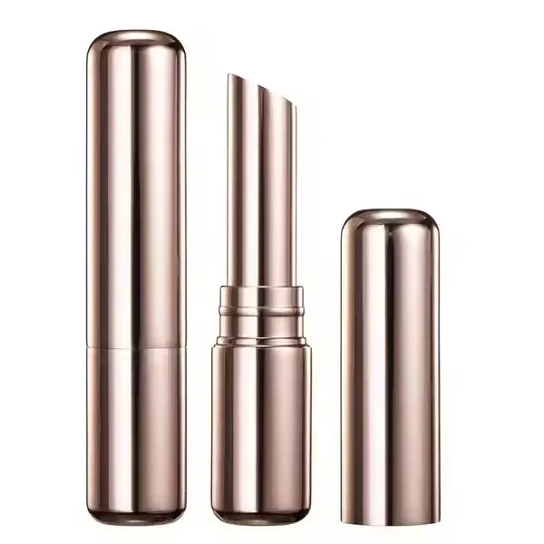 HUIHO Gold Deluxe Customised Empty Lipstick Tubes 11.1mm Aluminium Lip Gloss Cosmetic Containers with Custom Printing Options