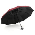 Hot Selling 10-Bone Auto Umbrella Minimalist Design Three-Folding Travel with Automatic Open and Close Windproof