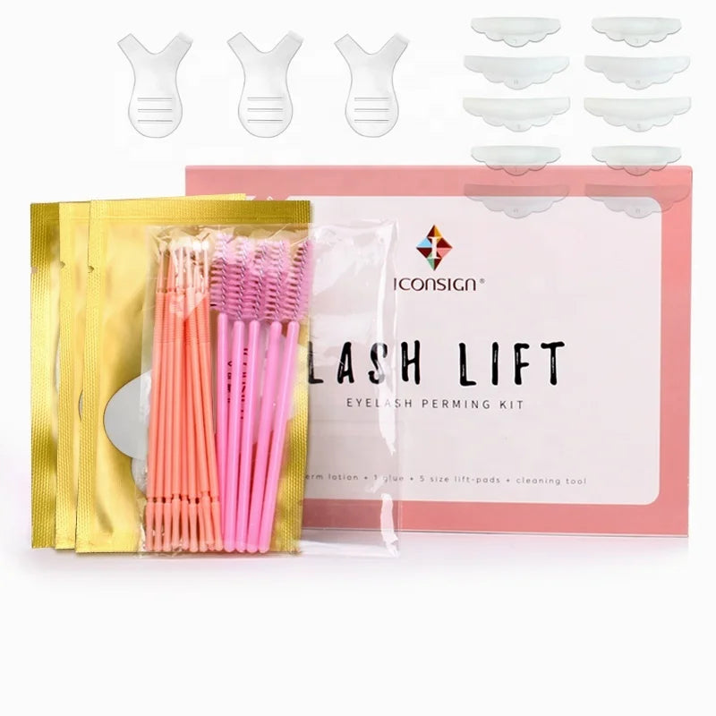 Iconsign Hot Sales Lash Lamination Oem Keratin Lash Lift Eyelash Perm Kit Lash Lifting With Private Label at Home