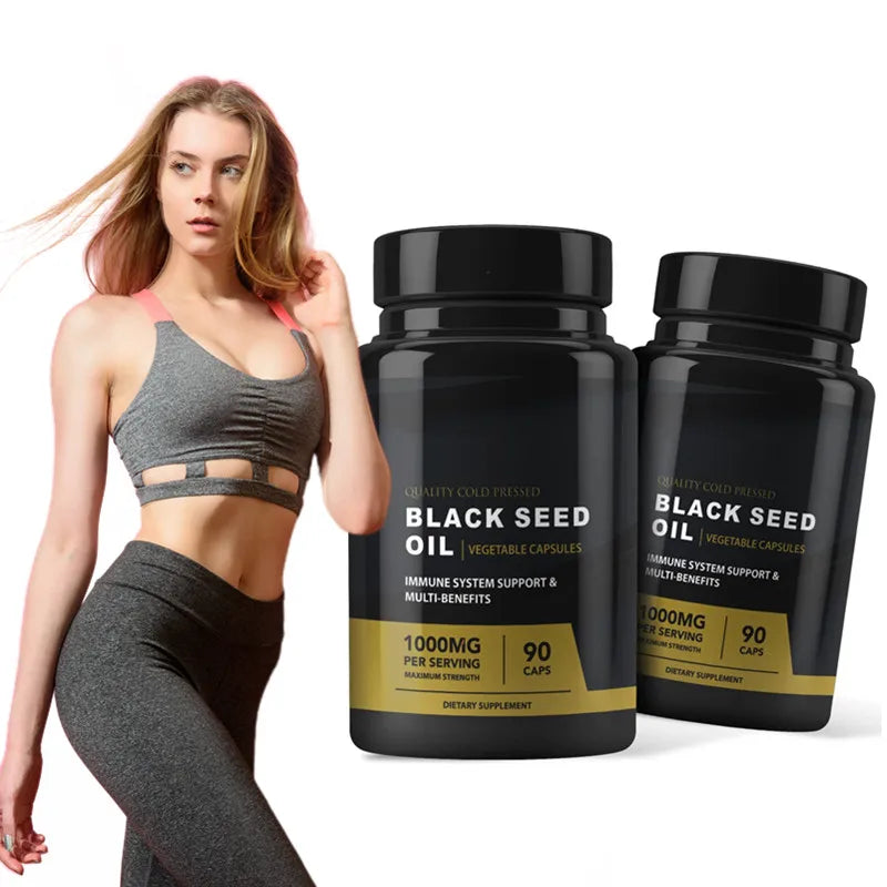 Wholesale Black Seed Oil Capsules Cold Pressed Black Seed Oil Pills Pure Organic Black Seed Oil Capsules