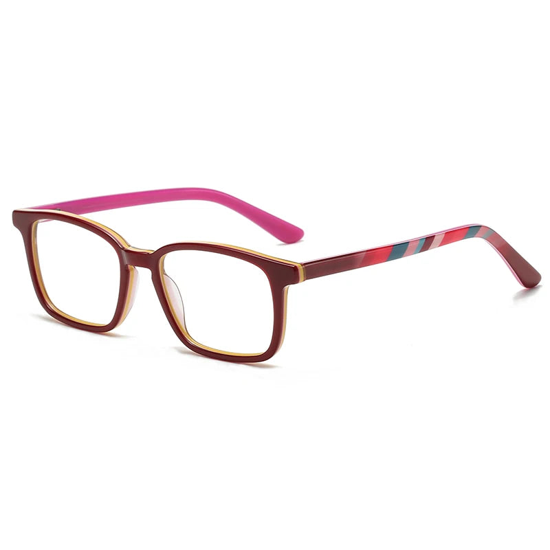 DB2203 Luxury Kids Optical Glasses Spectacle Plate Frame Spring Hinge CE Standard Good Quality Acetate Material Wholesale Glass