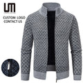 Clearance Sales Winter Men Turtleneck Sweater - Thick Warm Pullover with Zipper (Casual Basic Style Wholesale)