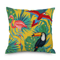 Tropical Flamingo Pillowcase 45cmX45cm Square Sofa Pillow Cover Wolf Cushion Cover