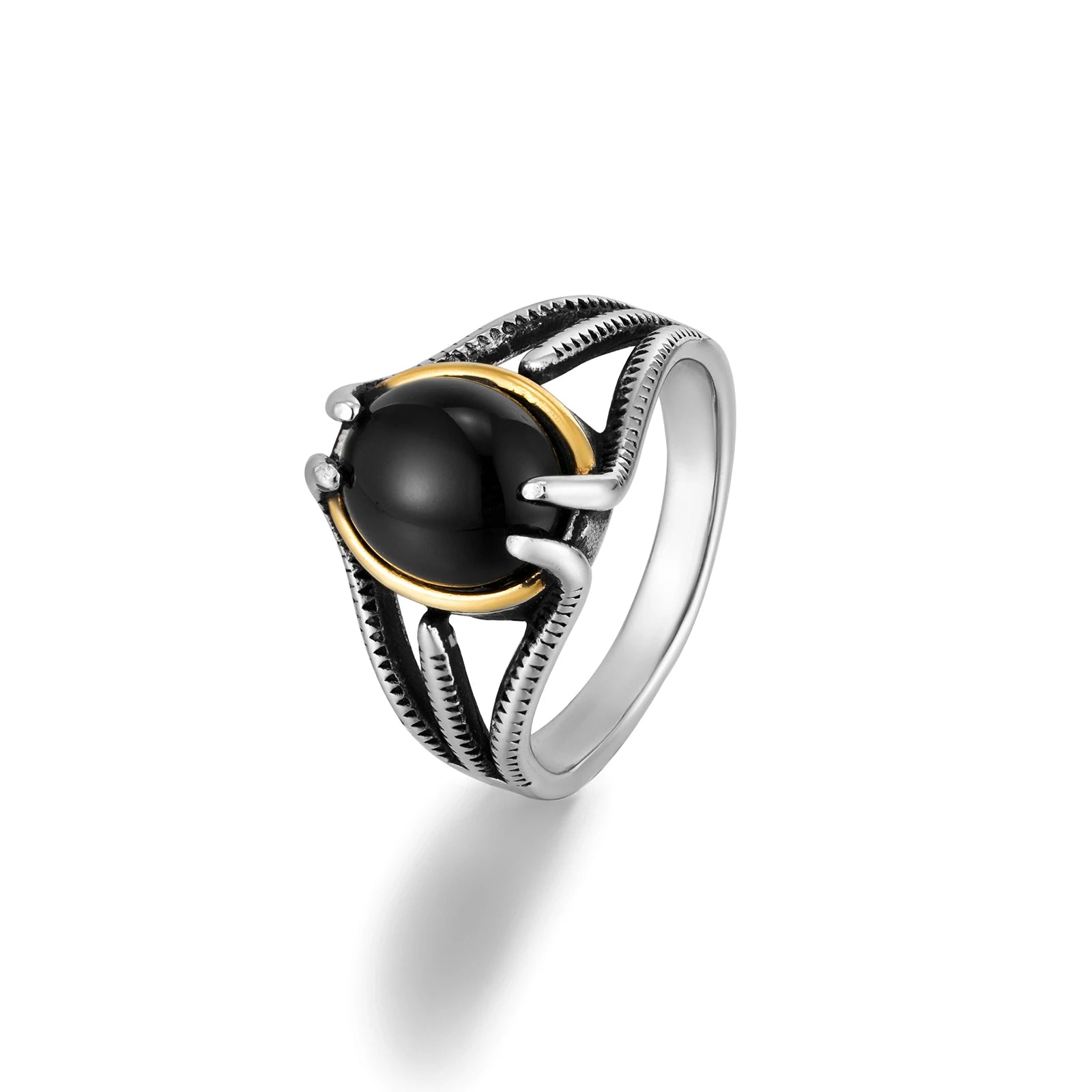 Hot Selling Man Personalized Ring Jewelry Cubic Zircon Stainless Steeling Silver Ring for Man