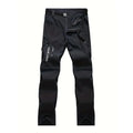Hiking Fishing Camping Men's 2-in-1 Design Straight Leg Long Sports Pants Lightweight Quick Dry Cargo Pants With Multi-pocket