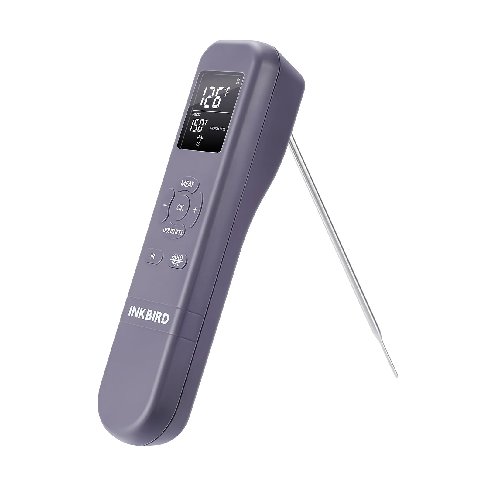 INKBIRD IHT-1M 3-In-1 Multifunctional Food Thermometer for Cooking Baking Grilling