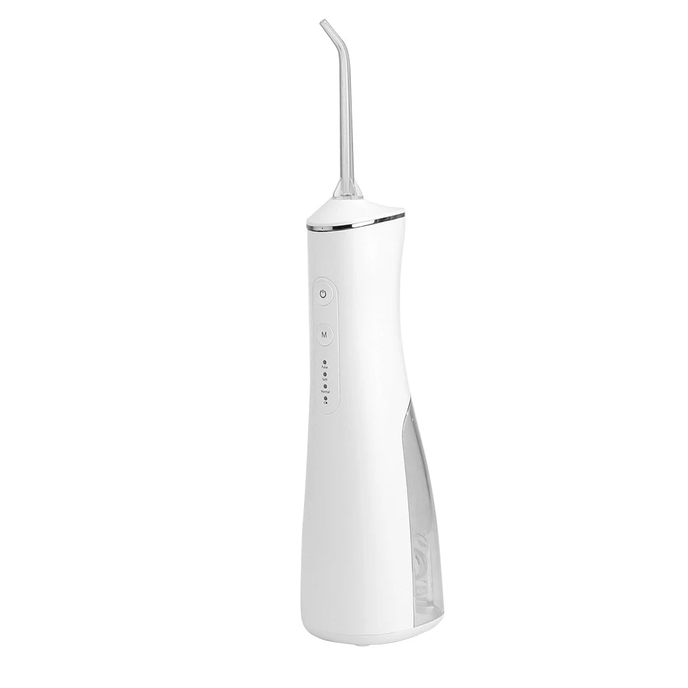 Cordless Dental Teeth Cleaner Portable Water Flosser Rechargeable IPX7 Waterproof Tooth Irrigator