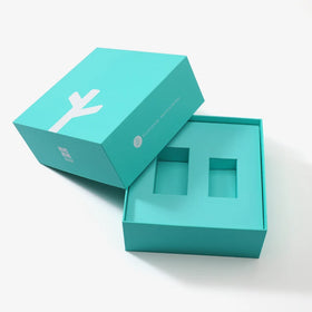 Colorful Printing Paper Rigid Cardboard Skincare Cosmetic Products Packaging Lid and Base Custom Gift Box