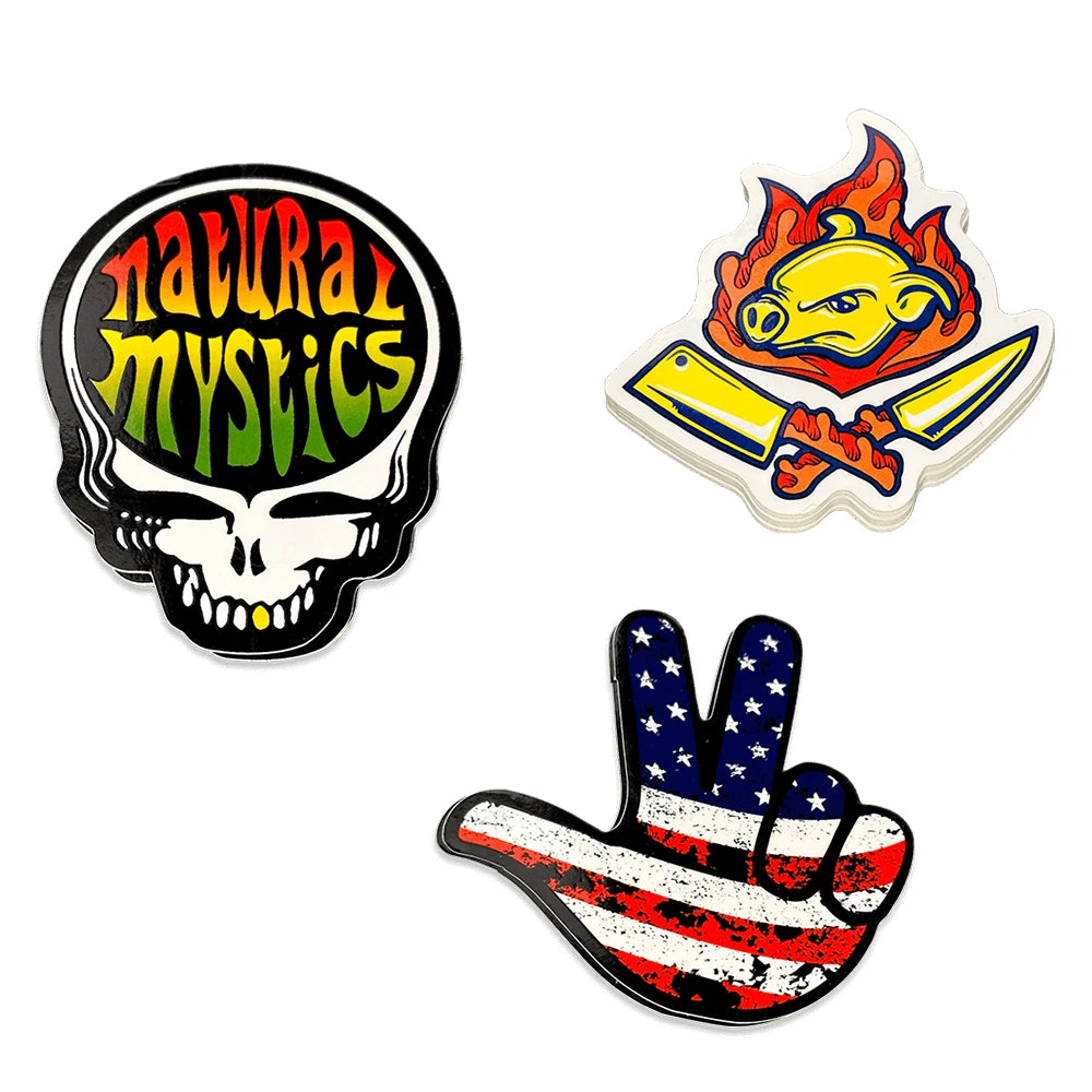 Durable Custom Adhesive Stickers CMYK Color PVC Vinyl Self-Adhesive Waterproof Eco-Friendly Laminated Die Cut Packaging Labels