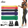 GEDENG Custom Logo Workout Resistance Loop Band Training Elastic Rubber Band for Gym Yoga Exercise Fitness Resistance Band
