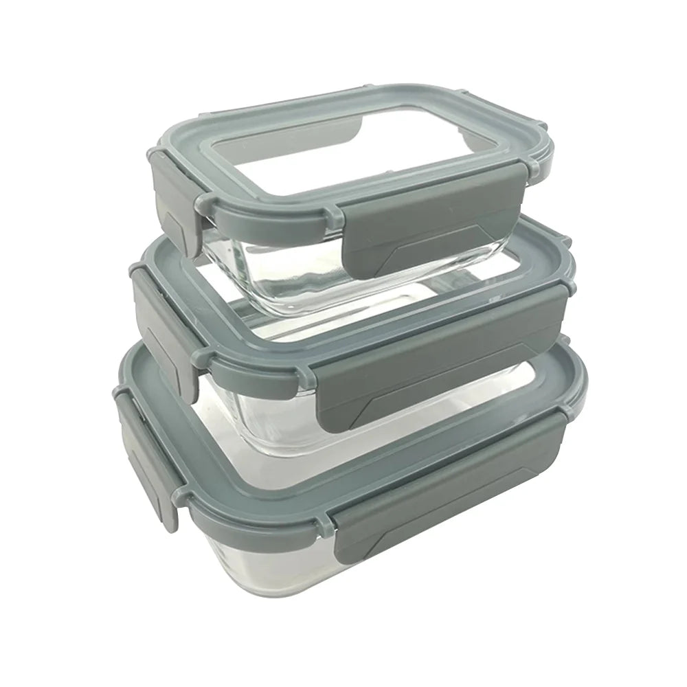 BPA Free Glass Food Storage Containers Glass Meal Prep Containers Glass Containers for Food Storage with Lids