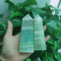 Wholesale Natural Healing Crystal Tower Blue Caribbean Calcite Obelisk Crystal Point for Decoration