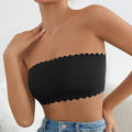 Ladymate ODM.OEM Sujetador Sin Tirantes Women Strapless Bra Tube Top Bandeau Crop Tank Seamless Non-Slip Padded Wirefree Bra