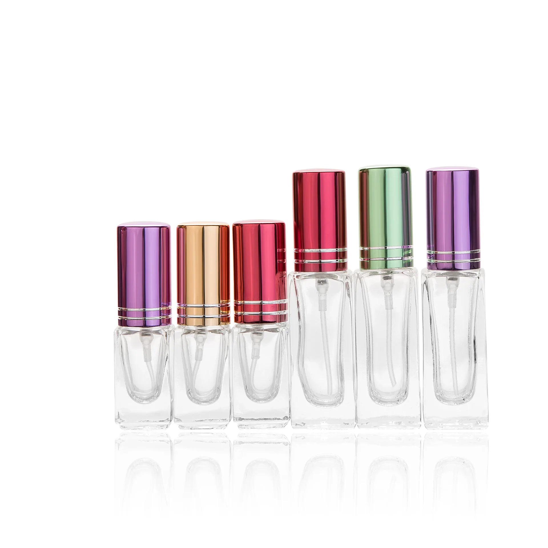 CHINA 5ml 10ml Cosmetic Packaging Rose Gold Roll on Bottle Essential Oil Pink Glass Roller Perfume Bottle