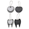 New Angel Wing Car Pendant Hip Hop Sublimation Blank Handhold Shape Christmas Ball & Tree Ornaments Heat Transfer Print
