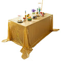 Wedding Cheap Tablecloths for Party Sequin Silk Tablecloth Elegant Customized 100% Polyester Round Sequin Tablecloths Wedding