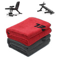 Sports Gym Fitness Woven Cotton Towel with Custom Zipper Pocket Bench Magnetic Eco-Friendly Quick-Dry Custom Logo