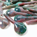 Huiying Natural Indian Agate Crystal Spoon Gua Sha Stone Face Beauty Equipment