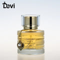 Devi Wholesale OEM ODM Custom 50ml 100ml Empty Luxury Perfume Bottle Glass Alloy Hot Stamping Carton Packaging