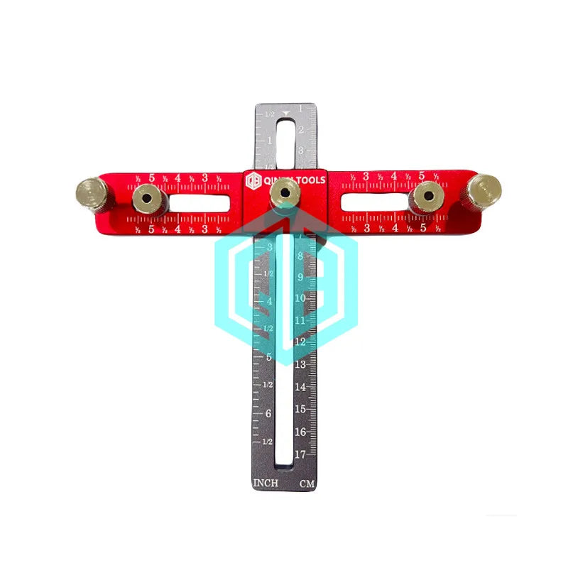 Adjustable Aluminum Drill Guide Jig Wood Working Tools DIY Cabinet Hardware Hole Locator for Drawer Door Handle Knobs Pulls OEM