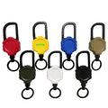 Outdoor Magnetic Keychain Backpack Retractable Mobile Phone Rod Holder Fly Fishing Tools Accessory Badge Reel Metal Material