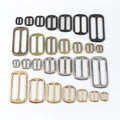Meetee BF666 25mm Bag Accessories Alloy Adjustable Buckle Handbag Tri-glide Buckle for Bag Strap Garment Connective  Bag Buckle