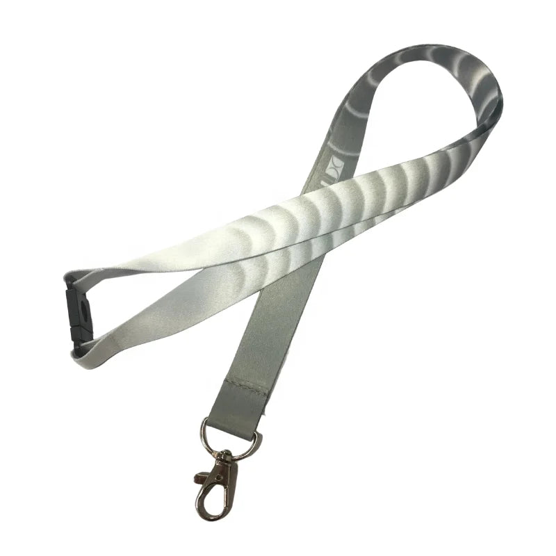 Custom Dye Thermal Transfer Printing Name Logo Label Neck Safety for Buckle Polyester Lanyard for Sports Promotional Hook