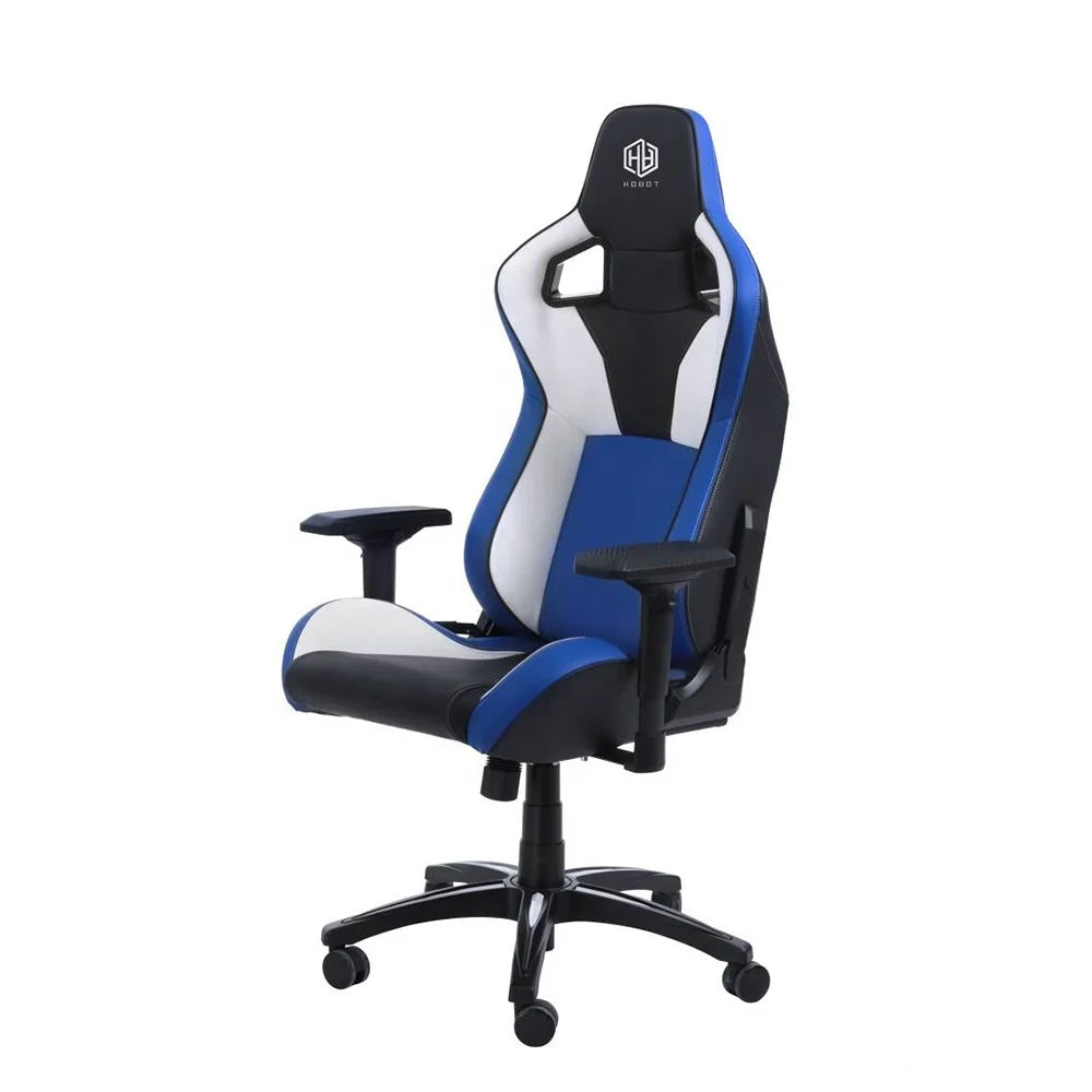 Hobot Luxury Racing E-Sport Gamer Chair Black Swivel Ergonomic PU Leather with LED Lights for Home Use Fabric Metal Material