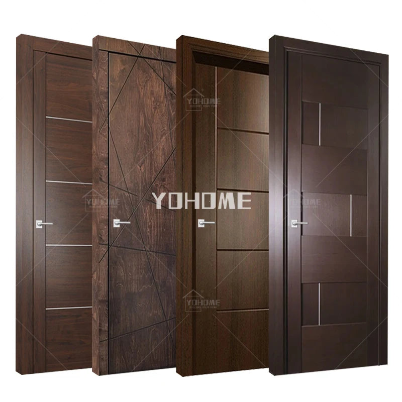 Guangdong Yohome Interior Wooden Bedroom Door Solid Wood Doors for Bedroom Modern Bedroom Door