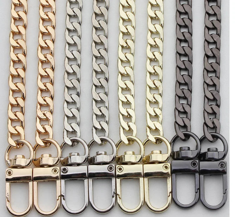 Embryo Flat  Single Buy Chain Women's Bag with  Iron Chain Ladies Bag Accessories with Messenger Strap Chain