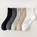 OEM Elite White Black Business Crew Socks Thin Custom Logo 100% Cotton Jacquard Technology Men Summer Fashion Dress