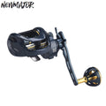 NEWMAJOR 12Kg Sea Fishing Casting Reel with Large Capacity Wide Body Deep Line Cup Long Throw Slow Rocking Near the Sea