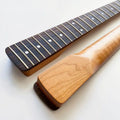 Wholesale 22 Frets Electric Guitar Neck ST Roasted Flame Maple Guitar Neck for Sale
