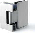 180 Degree Glass Clamp Shower Door Fitting Bathroom Hinge Heavy Duty Seen Shower Glass Door Hinge with Decorative Cover