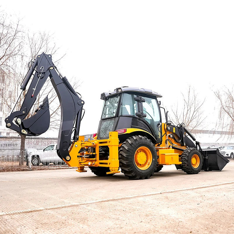 Mini Cheap Hot Sell 4X4 4 Wheel Drive New Wheel Loader With Backhoe Manufacturers