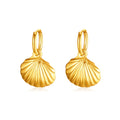 Classic Stud Design Gold Plated Stainless Steel Dangle Earrings for Wedding Anniversary Party Fashionable Wedding Gift