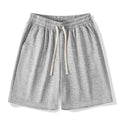 Wholesale Casual Customized Logo Shorts for Outdoor Running Men's Fitness Mid Waist Breathable Featuring Pockets Cotton Shorts