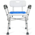 Aluminum Shower Chair Disabled Adjustable Bath Chair Bathroom For Elderly