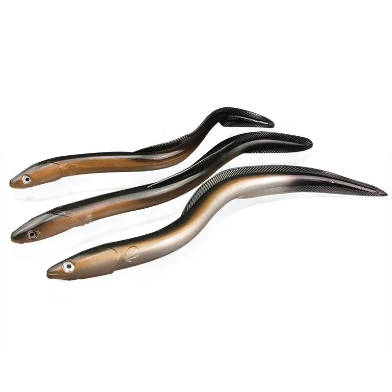 30cm Soft Fishing Lures Eels 58g Soft Rubber Lure Swim Baits Soft Bionic Loach Fishing Lure