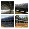 Farm PE Double Large Black Greenhouse Film Light Deprivation Cover 0.12mm Thick 100% Blackout Tarp Black White Plastic Sheeting