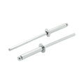 100pcs 304 Stainless Steel Blind Rivets Fasteners #4-8 1/8\" Diameter X 1/2\" Grip for Air Riveters