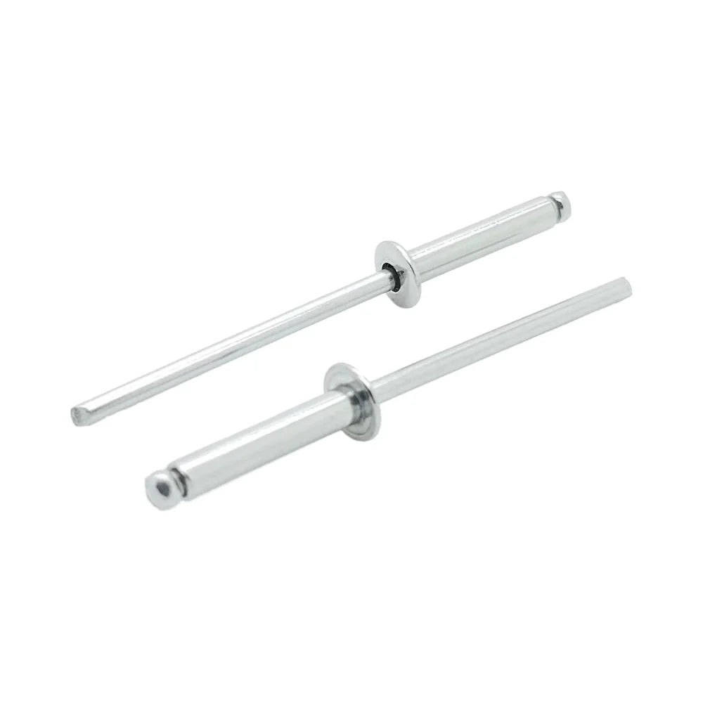 100pcs 304 Stainless Steel Blind Rivets Fasteners #4-8 1/8\" Diameter X 1/2\" Grip for Air Riveters