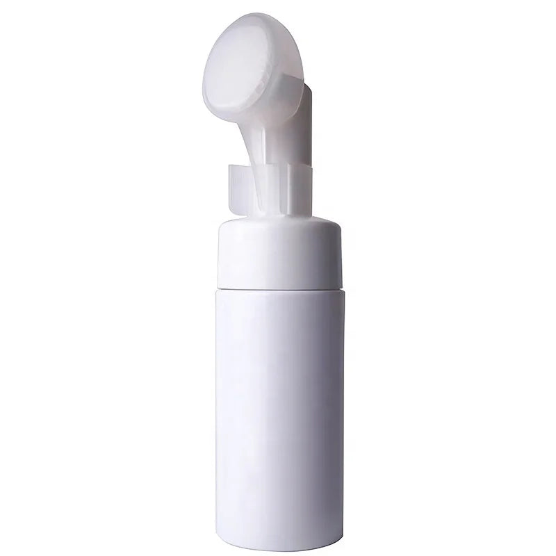 Foam Packaging 150ml Plastic Cosmetic Pump Dispenser 250ml Foam Pump Applicator Bottle Pet With Brush Top Pump