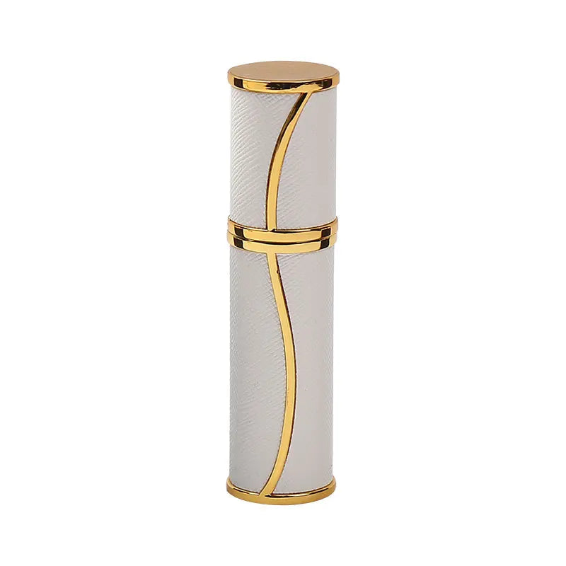 Mini 5ml High-end Portable Travel Perfume Atomizer New Design Empty Refillable Bottle Screw Aluminum Metal Pump Sprayer Hot