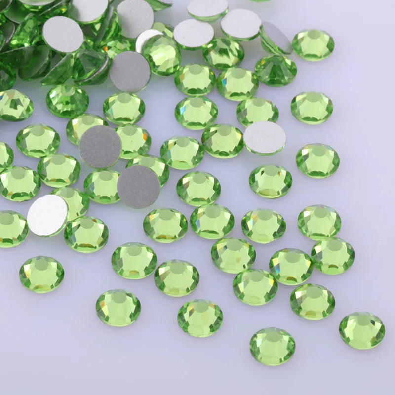 Multi Size SS3-SS50 Colorful Bulk Rhinestones Wholesale Trade a Glass Crystal AB Non Hot-Fix Rhinestones