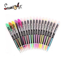 High Quality 48 Colors Pastel Gel Ink Pens Candy Color Glitter Set for School Stationery/art Office Supplies