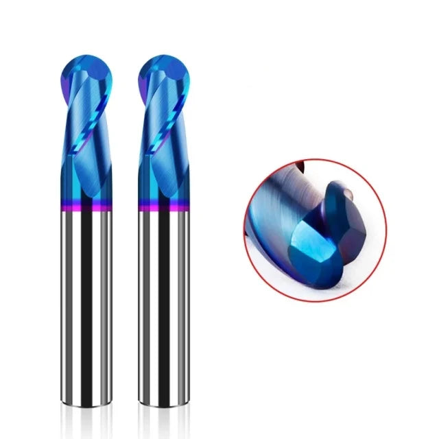 CHENGZHEN High Precision Cartridge Router Bits - â‰¤0.005mm Straight Shank Ball Nose End Mill RoHS Certified