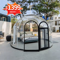 Full House Outdoor Aluminum Glamping Transparent Waterproof Exhibition Bubble Dome House